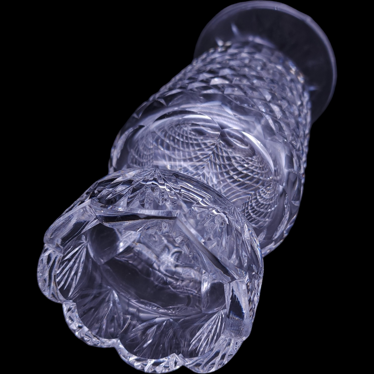 8" Waterford Crystal Lead Crystal Flower Vase