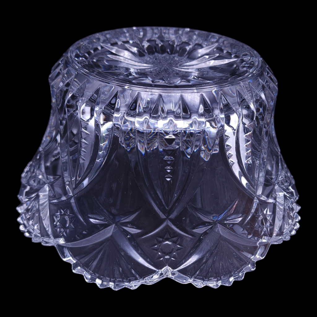 9" Cristal D'Arques-Durand Vincennes Lead Crystal Round Bowl Vase