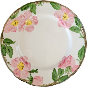 9" Franciscan Desert Rose Luncheon Plate USA Backstamp