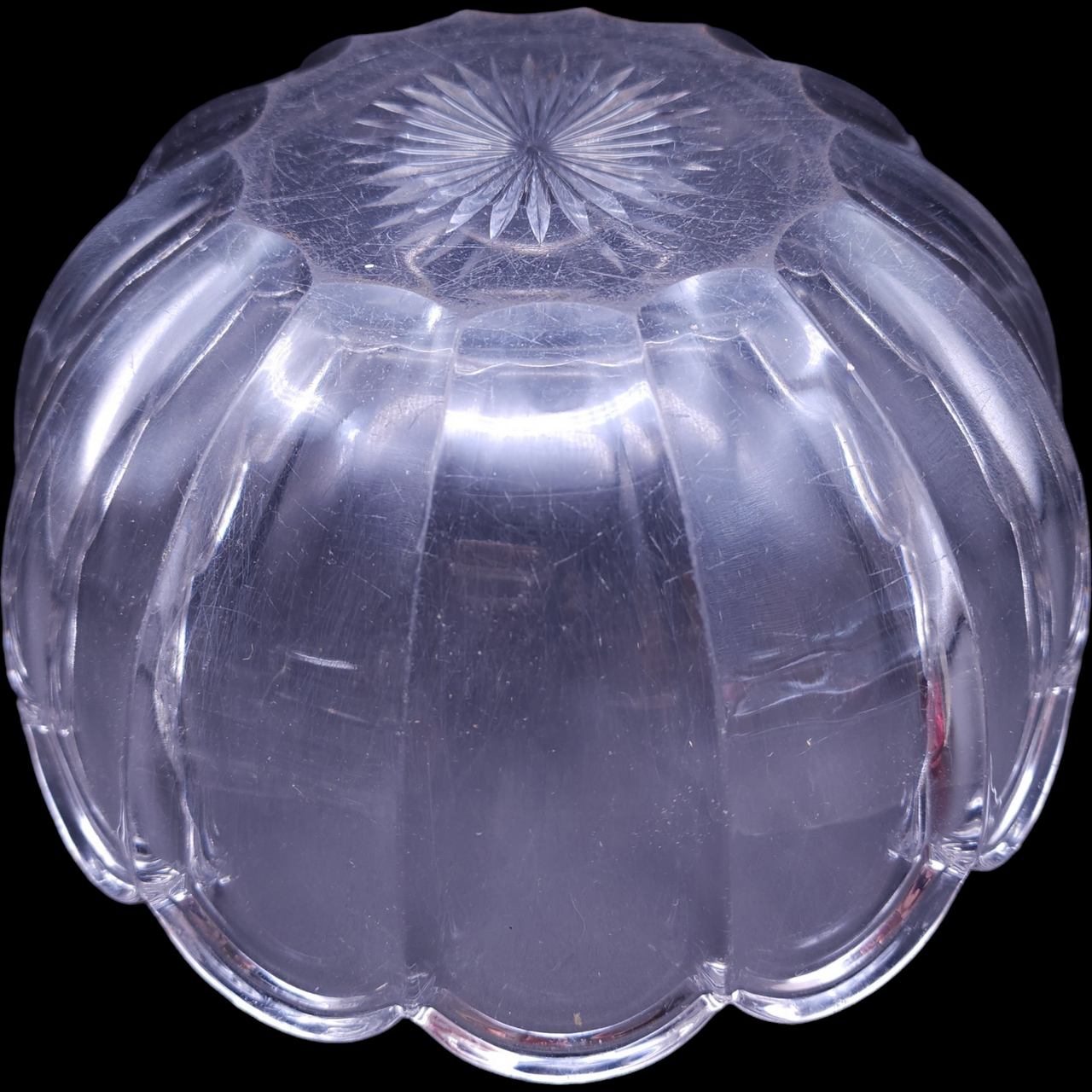 9" Heisey Colonial Panel Clear Round Bowl