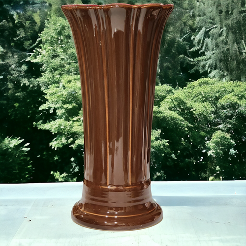 7" Homer Laughlin Fiesta Chocolate Flared Small Vase