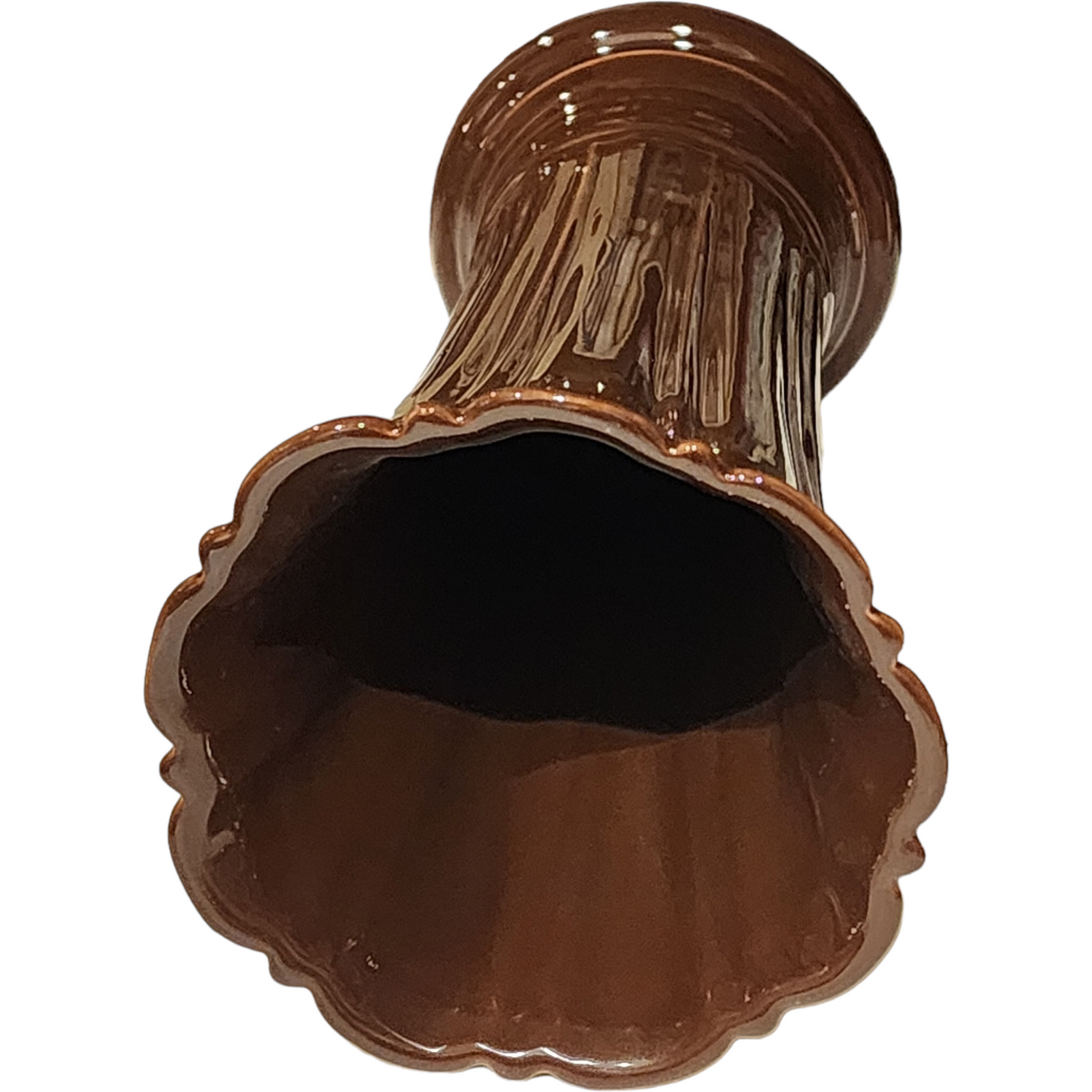 7" Homer Laughlin Fiesta Chocolate Flared Small Vase