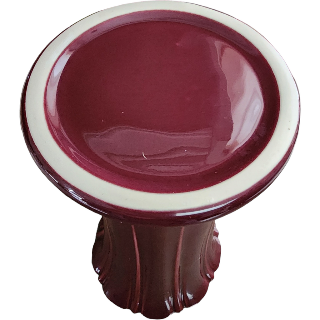 9" Homer Laughlin Fiesta Claret Flared Vase