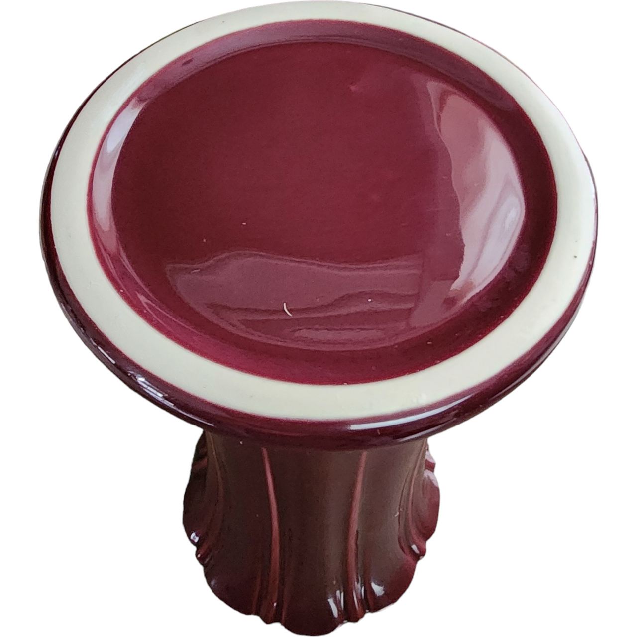 9" Homer Laughlin Fiesta Claret Flared Vase