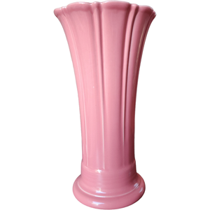 9" Homer Laughlin Fiesta Flamingo Flared Vase