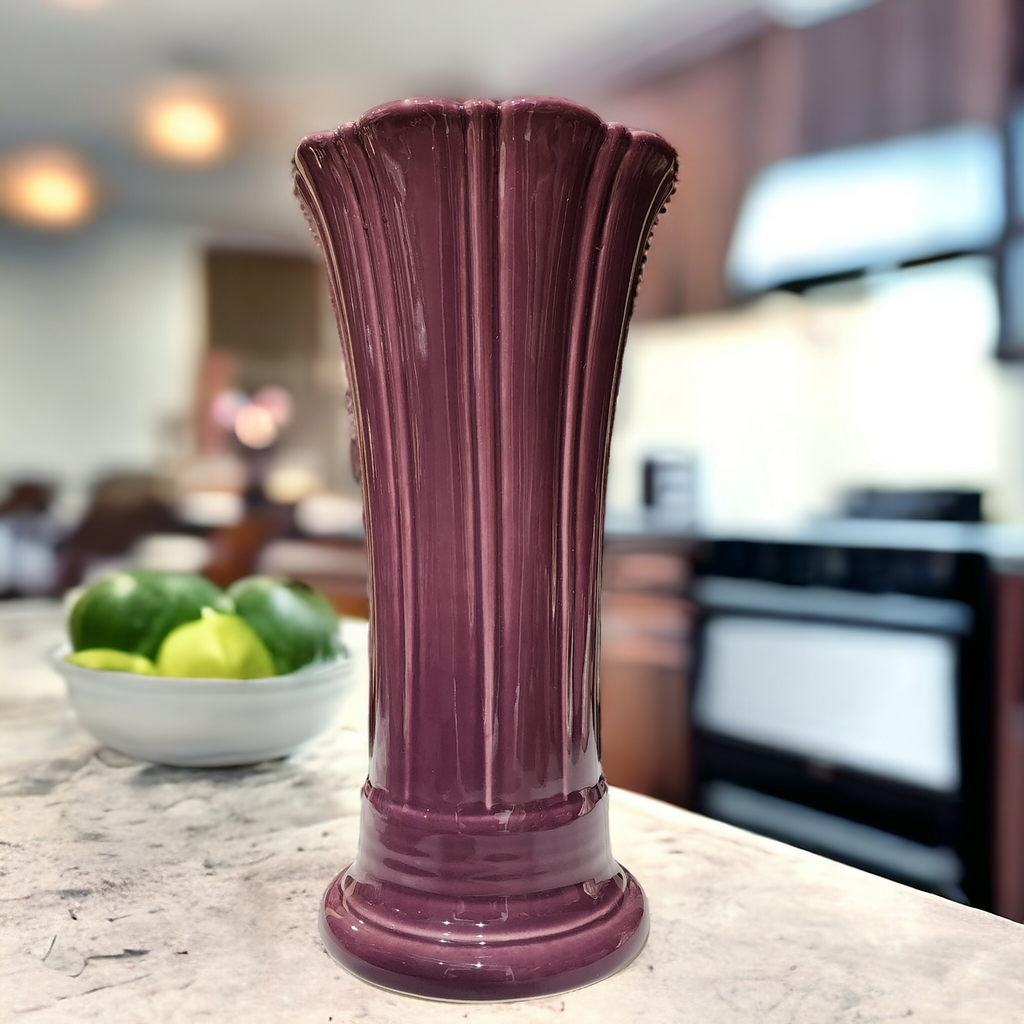 9" Homer Laughlin Fiesta Heather Flared Vase