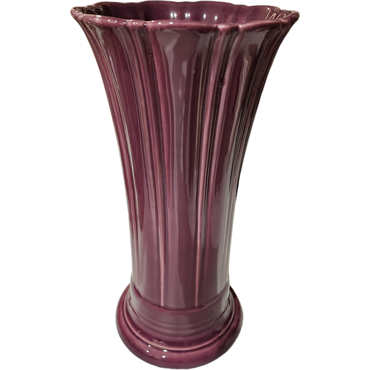 7" Homer Laughlin Fiesta Heather Flared Small Vase