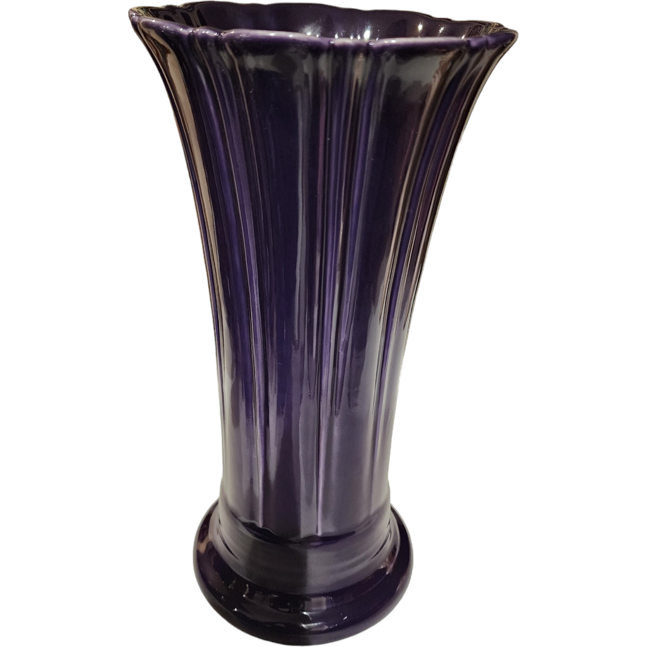 9" Homer Laughlin Fiesta Mulberry Flared Vase