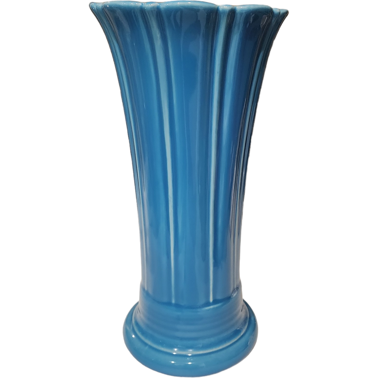 9" Homer Laughlin Fiesta Peacock Flared Vase