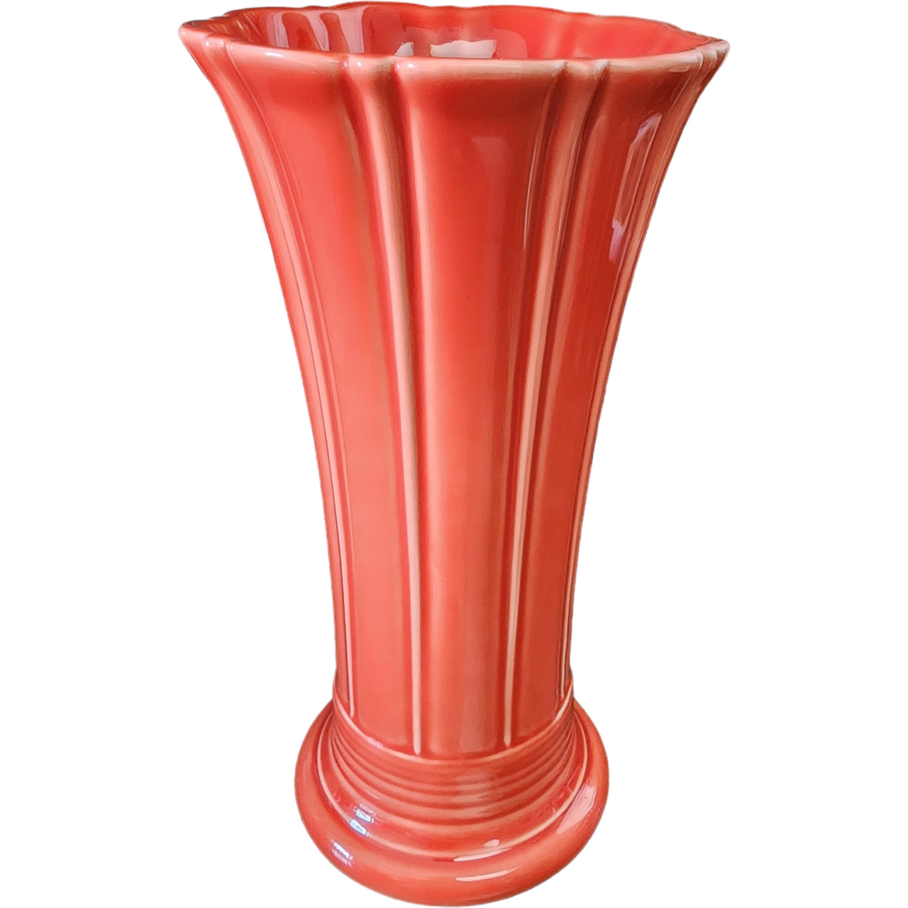 9" Homer Laughlin Fiesta Persimmon Vase