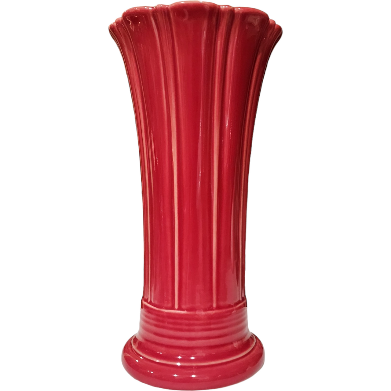 7" Homer Laughlin Fiesta Scarlet Red Flared Small Vase