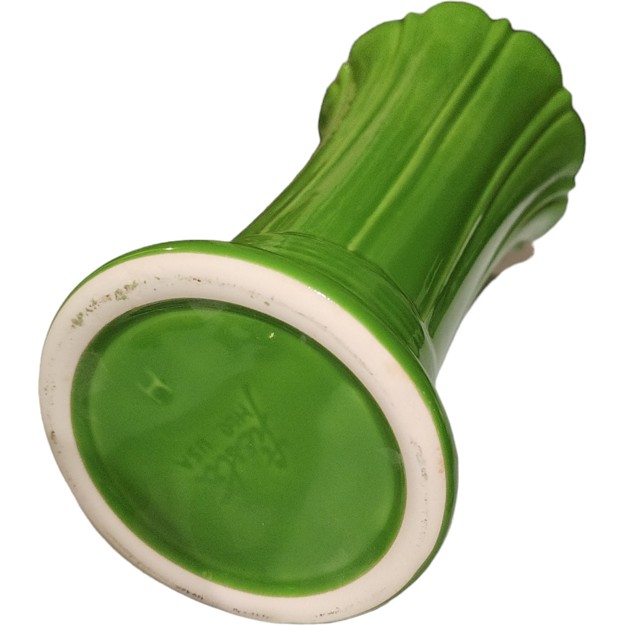 9" Homer Laughlin Fiesta Shamrock Green Flared Vase