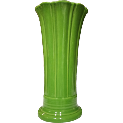 9" Homer Laughlin Fiesta Shamrock Green Flared Vase