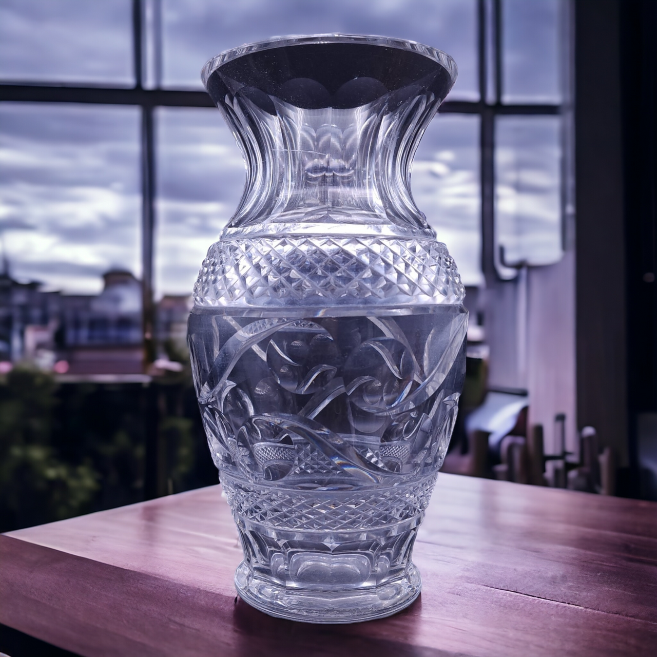 9" Waterford Crystal Lead Crystal Vase