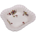 9" Spode Wicker Lane Basket Weave Square Vegetable Bowl