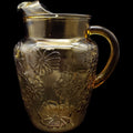 Anchor Hocking Honey Gold Springsong Glass Pitcher 86 oz