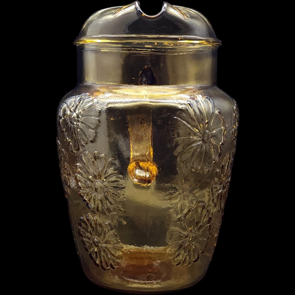 Anchor Hocking Honey Gold Springsong Glass Pitcher 86 oz