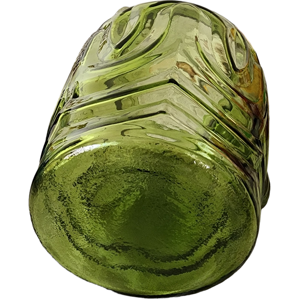 Anchor Hocking  Colonial Tulip Avocado Green 74 Oz Pitcher