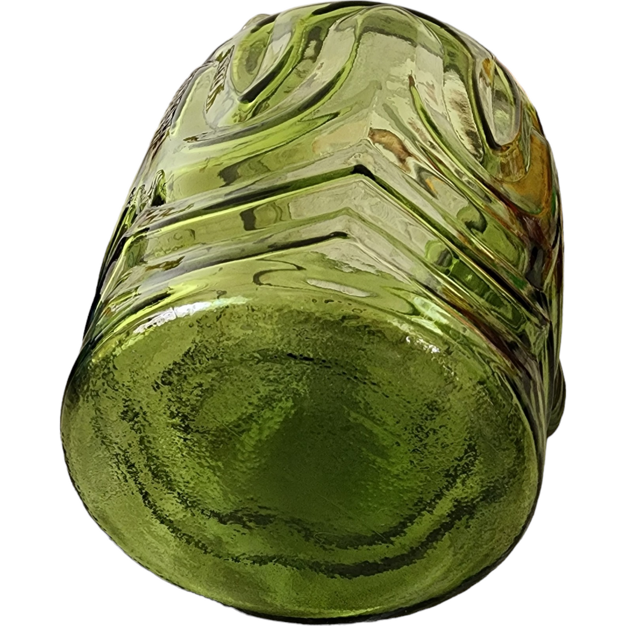 Anchor Hocking  Colonial Tulip Avocado Green 74 Oz Pitcher