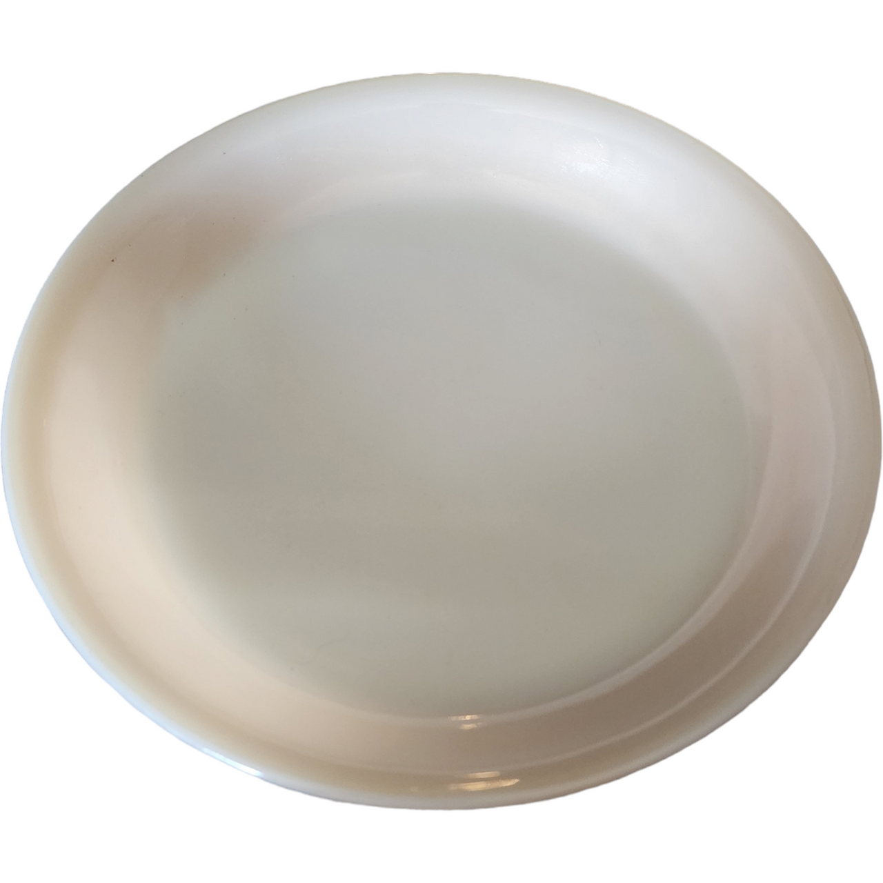 Anchor Hocking Copper Tint Copper Lustre Outside/White Inside Pie Plate