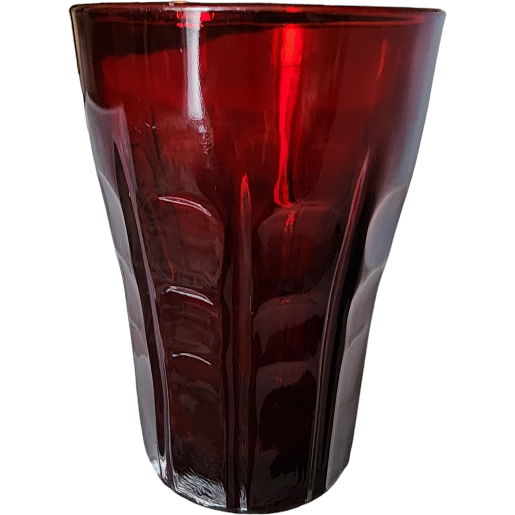 Anchor Hocking High Point Royal Ruby Flat Juice Glass