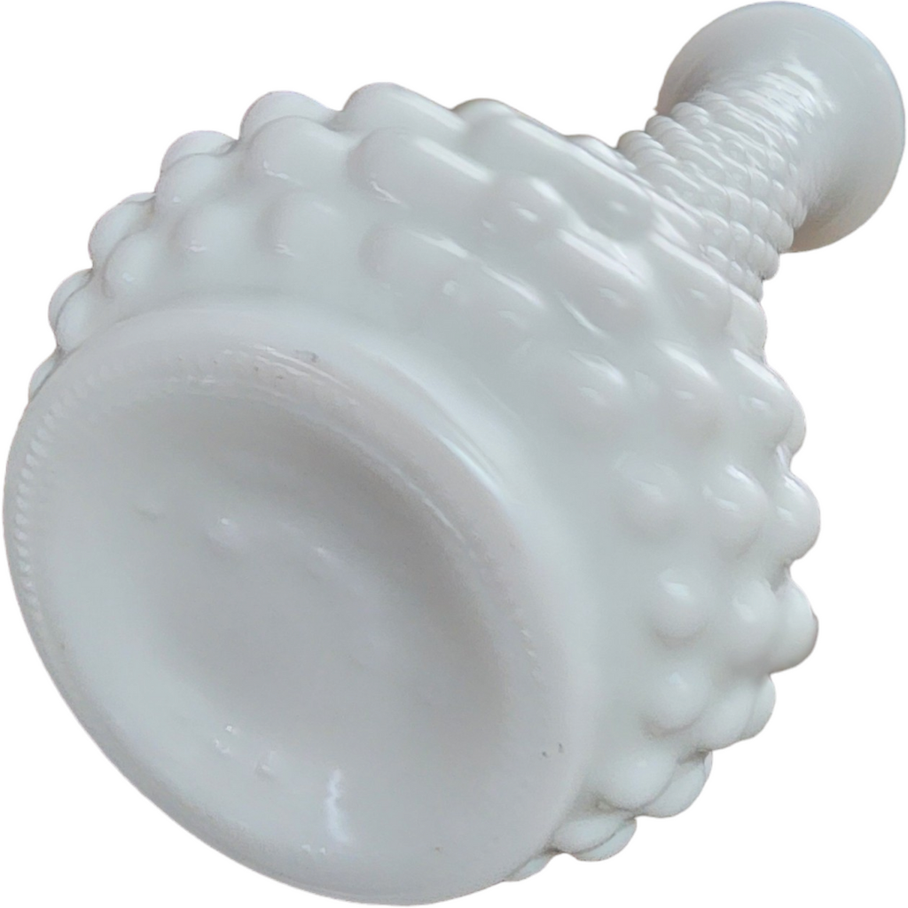 Anchor Hocking Hobnail Milk Glass 7" Bud Vase
