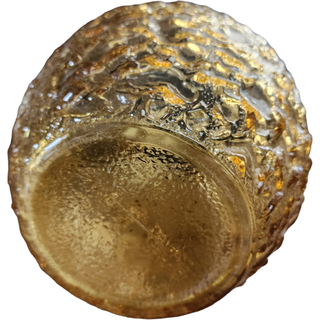Anchor Hocking Milano Honey Gold Textured Design 96 Oz Pitcher