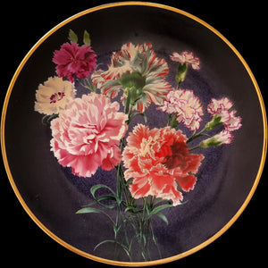 Anna Perenna Flowers of Count Lennart Bernadotte Carnation Collector Plate Bavaria
