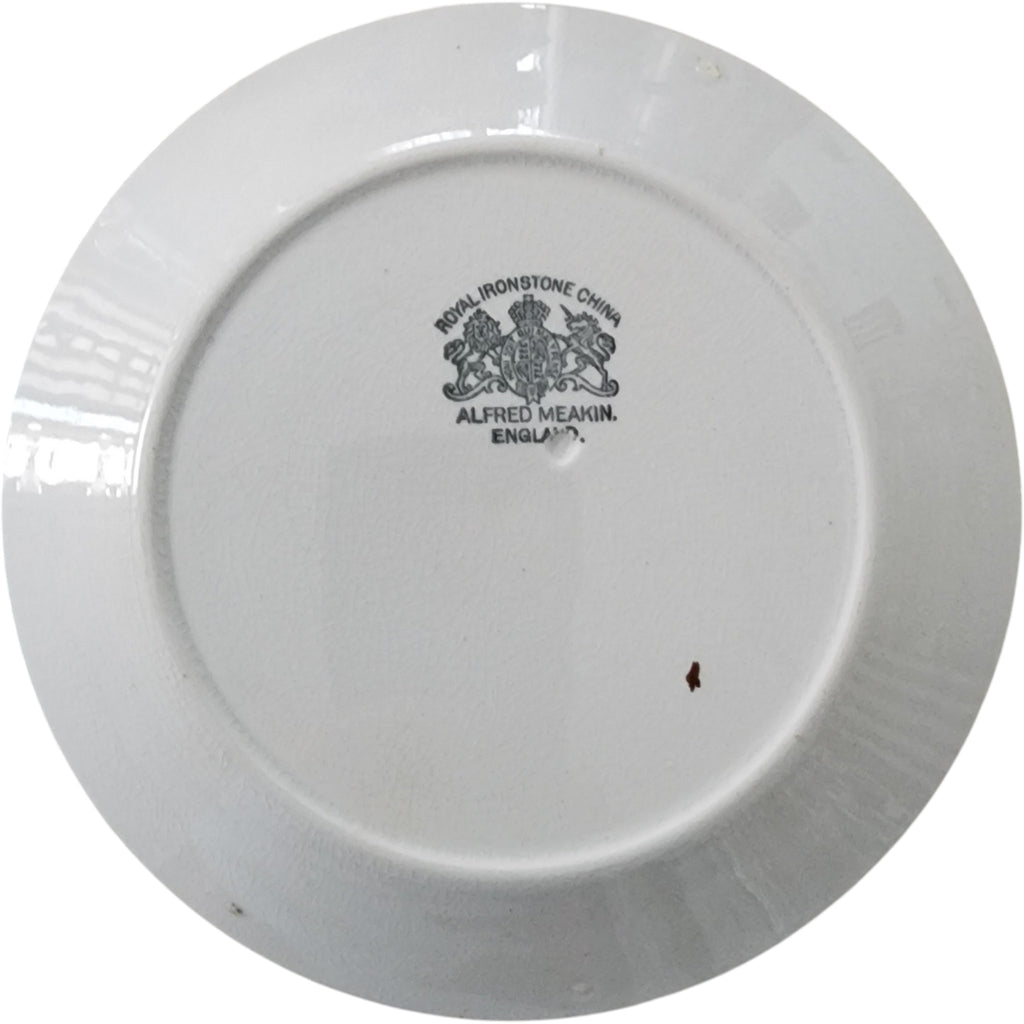 Antique Alfred Meakin Royal Ironstone Tea Leaf Bread & Butter Plate 6.75"