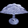 Antique Bryce Brothers Clear Medallion Sunburst Banana Stand