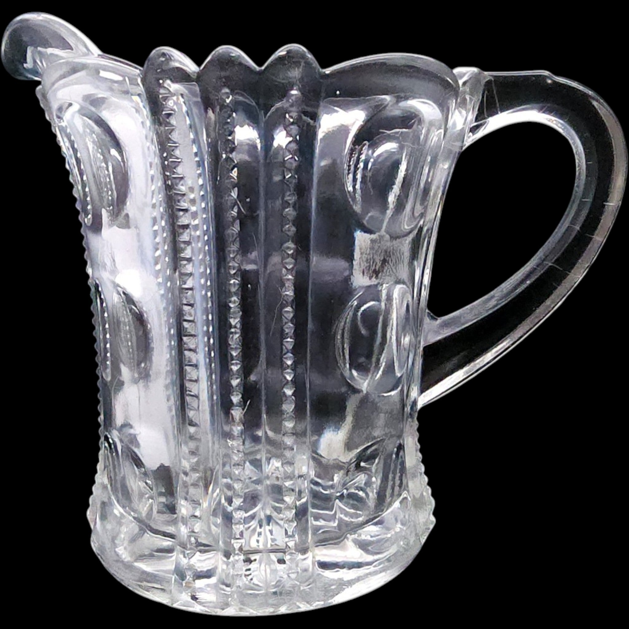 Antique Co-Operative Flint Glass Creamer Pitcher