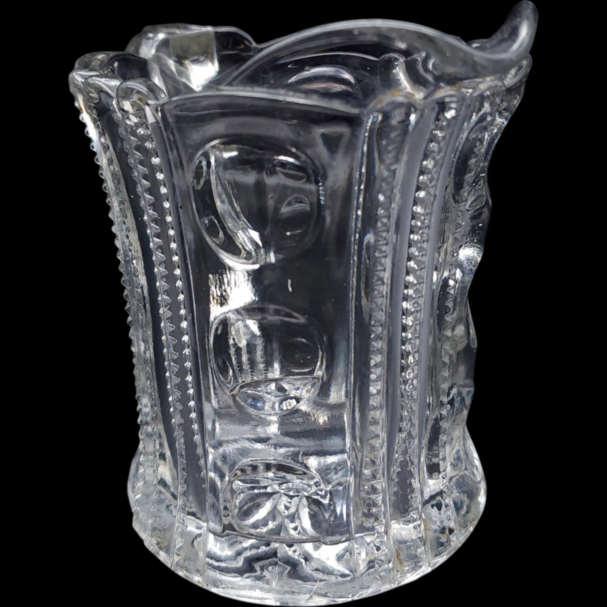 Antique Co-Operative Flint Glass Creamer Pitcher