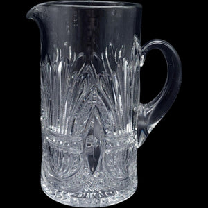 Antique Heisey Prince of Wales Plumes Clear EAPG Glass Pitcher