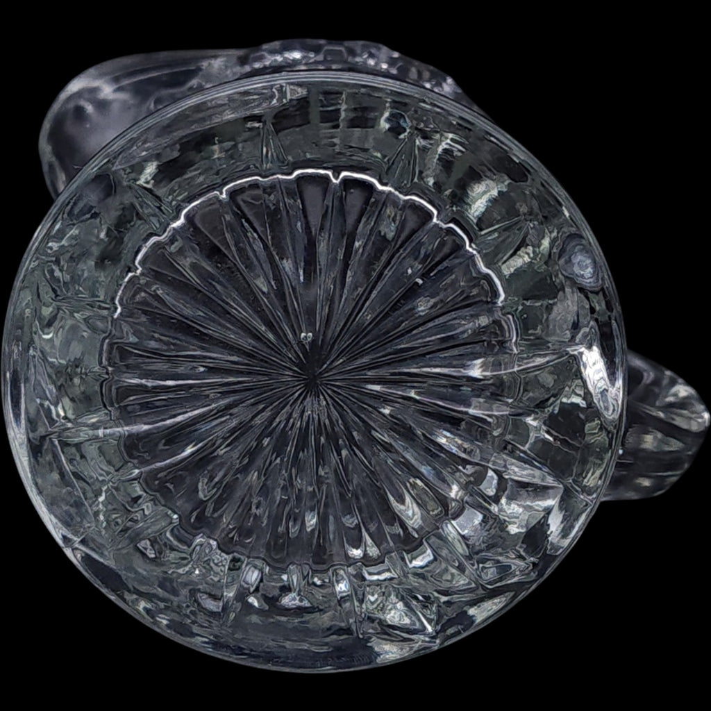 Antique Jenkins Dahlia Clear EAPG Glass Creamer Pitcher