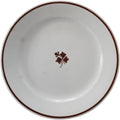 Antique Mellor, Taylor & Co. Ironstone Tea Leaf Luncheon Plate 9"