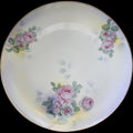 12" Antique Rudolstadt Germany Floral Porcelain Decorative Plate Pink Roses