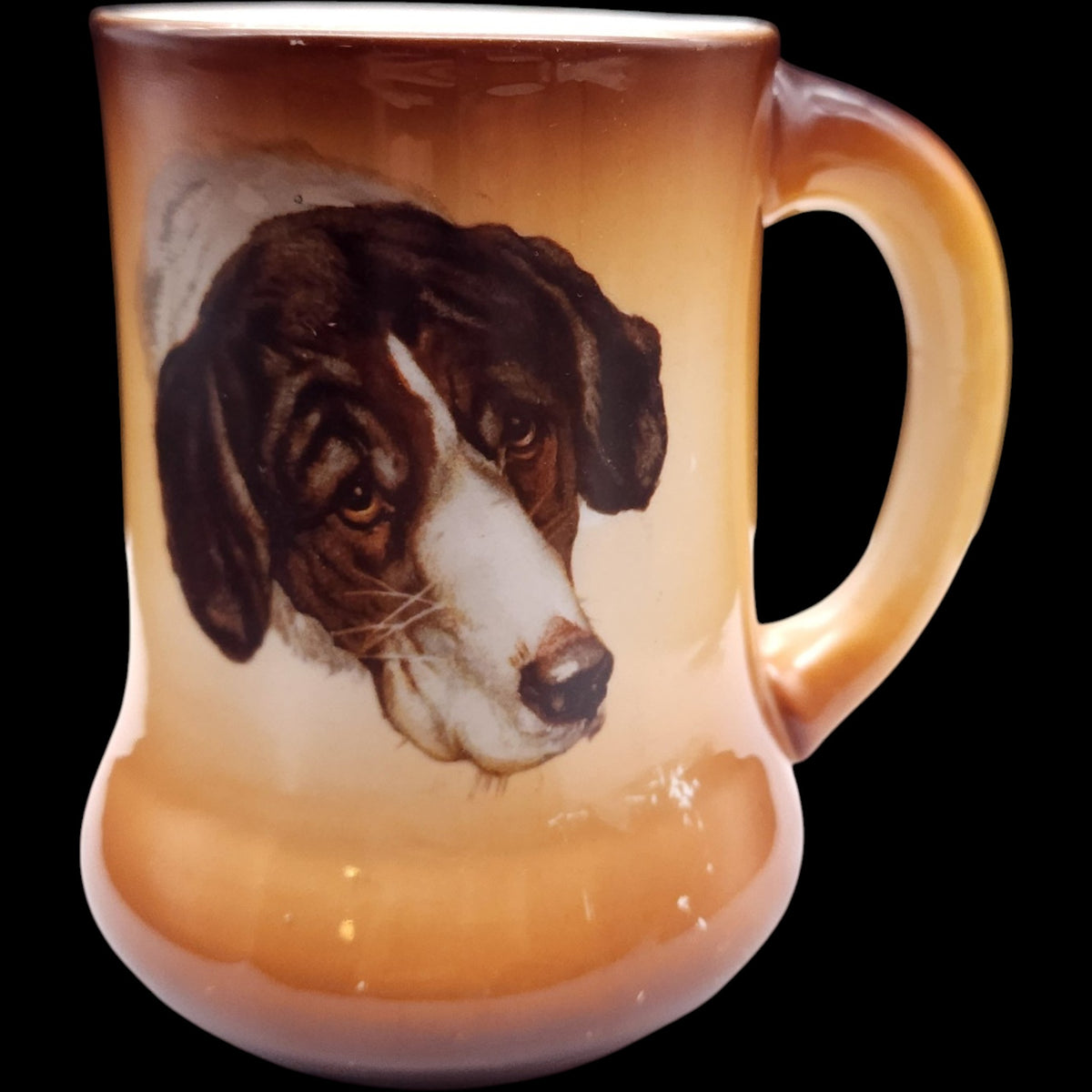 4" Antique TS&T Taylor Smith & Taylor Dog Portrait Ceramic Mug