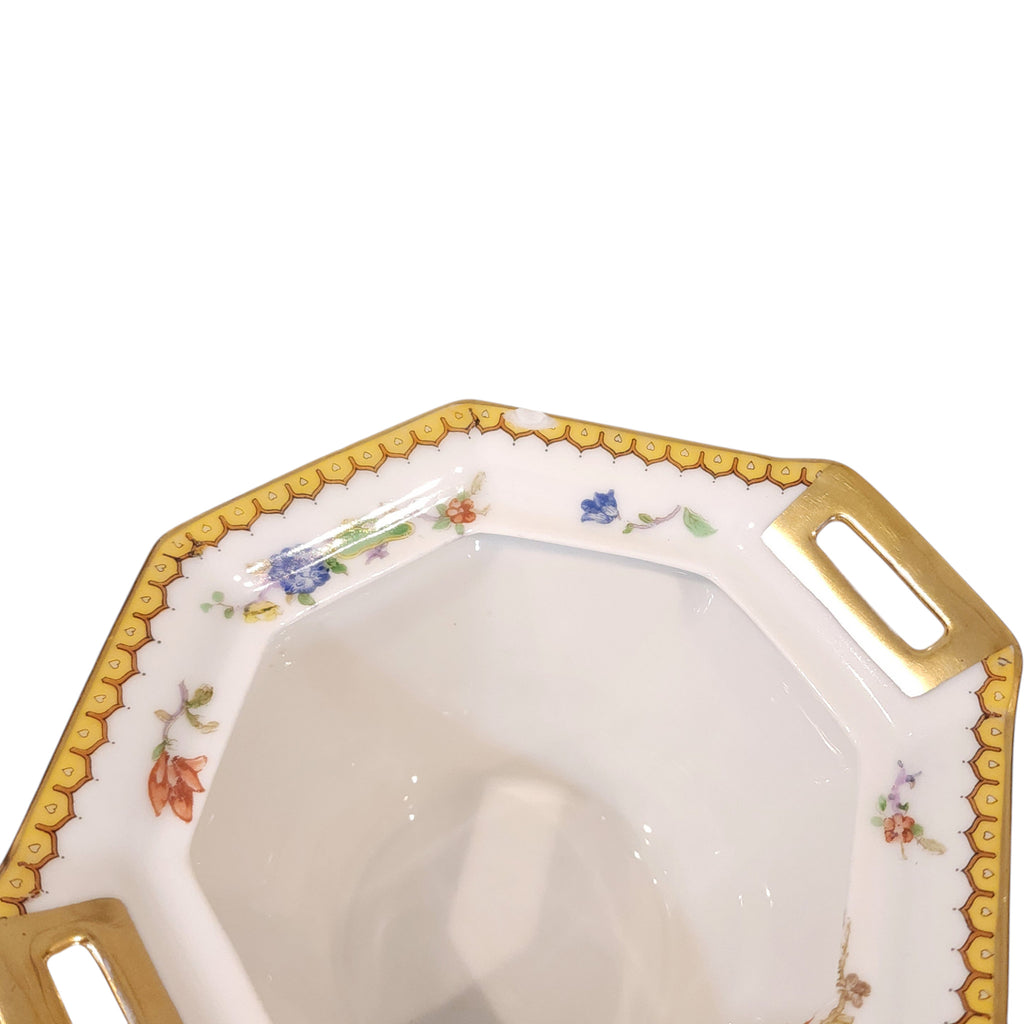 Antique Theodore Haviland Limoges France Eden Sugar Bowl with Lid As-Is