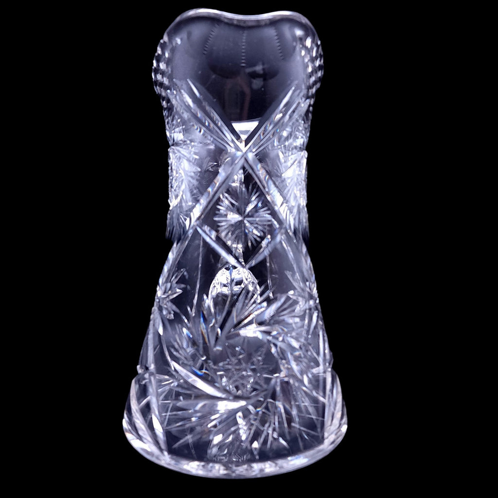 Antique ABP American Brilliant Cut Clear Crystal Jug Carafe Pitcher