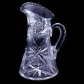 Antique ABP American Brilliant Cut Clear Crystal Jug Carafe Pitcher