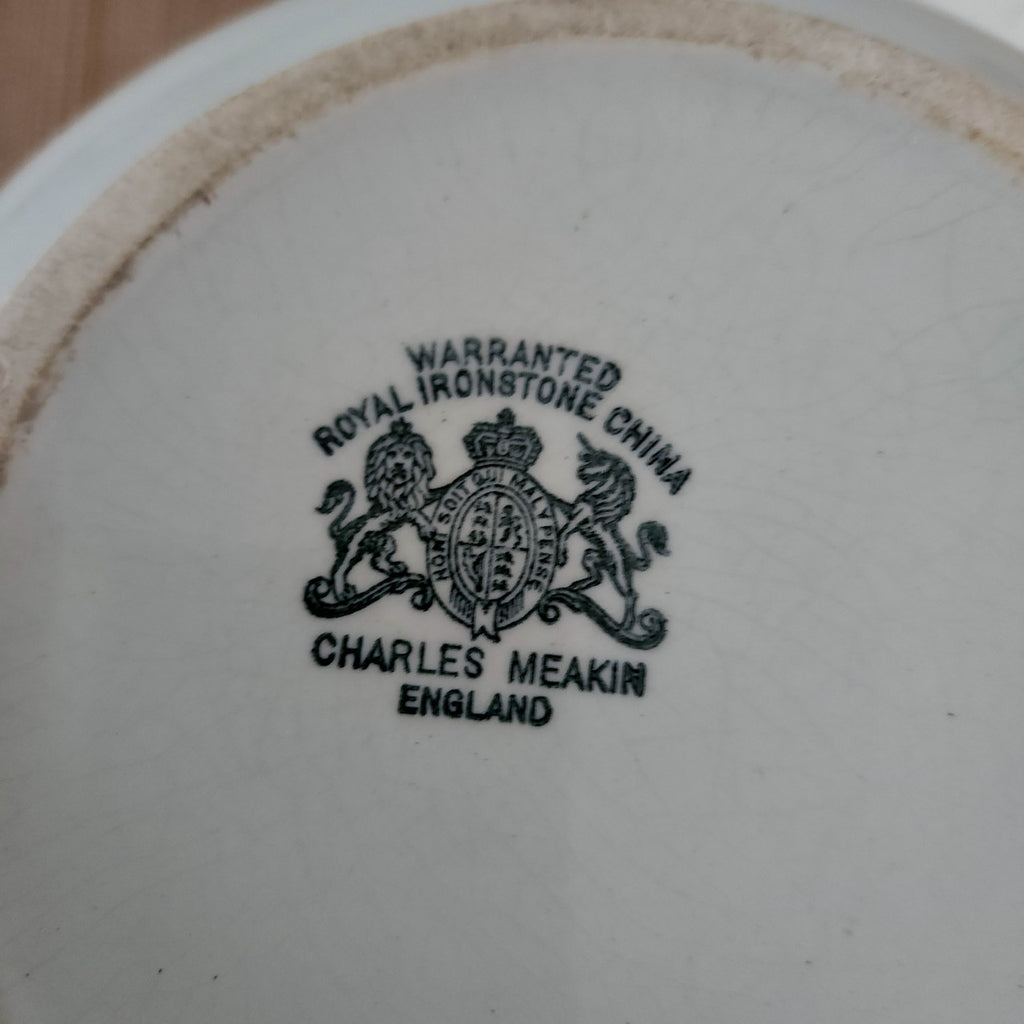 Antique Charles Meakin Royal Ironstone China Chamber Pot England