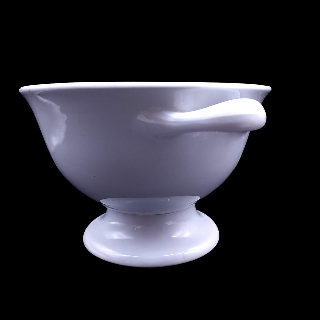 Antique J.W. PANKHURST & Co Hanley Stone Footed Bowl England