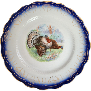 Antique Limoges Wild Game Bird Sterling China Co Plate