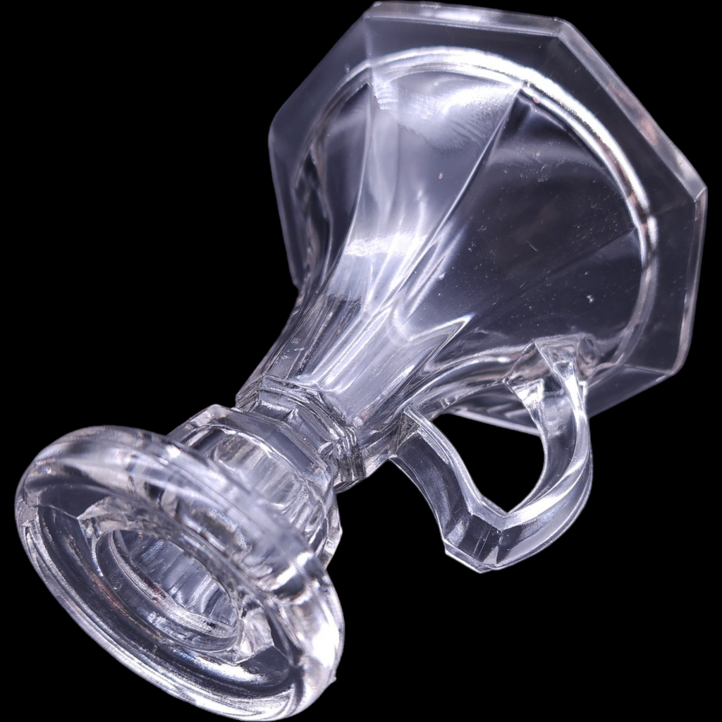 Heisey Antique Pressed Glass Candle Holder