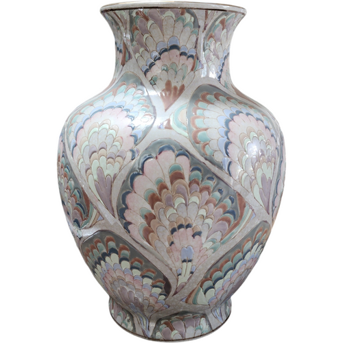 Antique Qing Dynasty Chinese Porcelain Handpainted Flower Vase