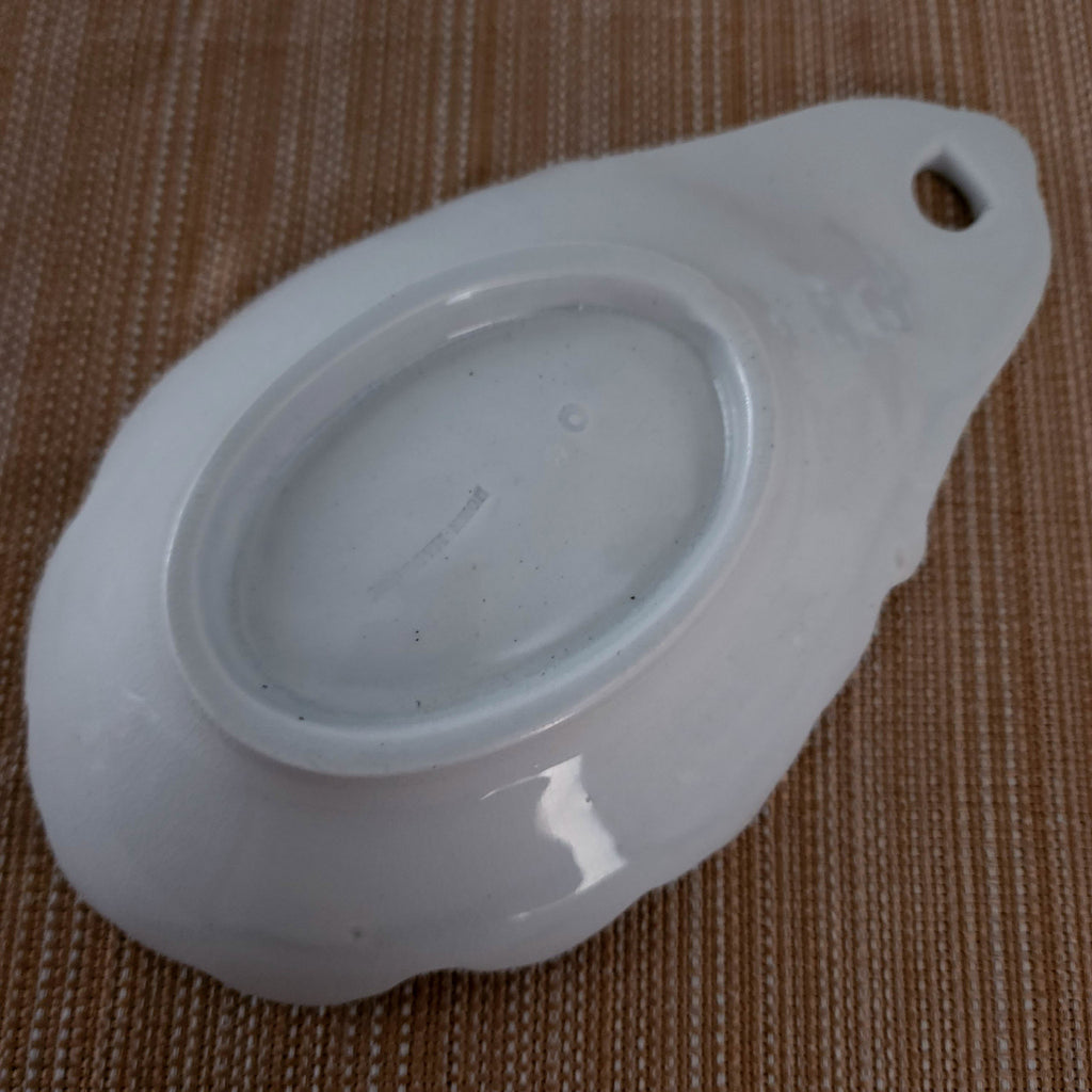 ASHWORTH BROS White Ironstone Relish Dish Farmhouse Decor England