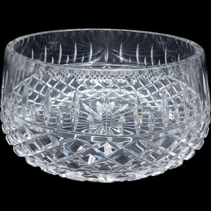 Avitra Venice Cut Crystal Bowl Diamond Cut Lead Crystal