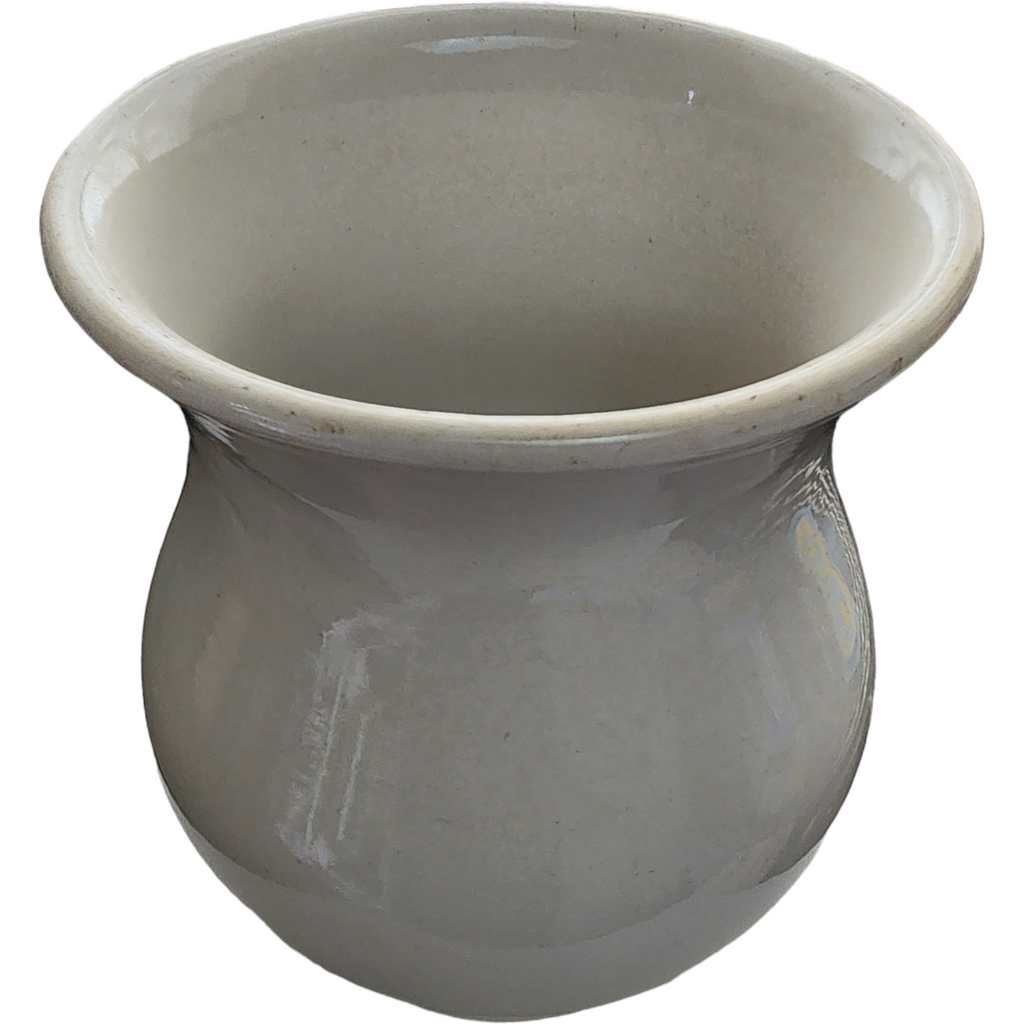 Bennett Pottery Large White Ironstone Slop Pot or Jardiniere