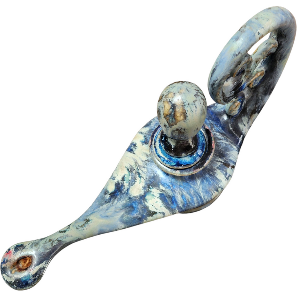 Bill Vive Mohl Art Pottery Aladdin Genie Oil Lamp