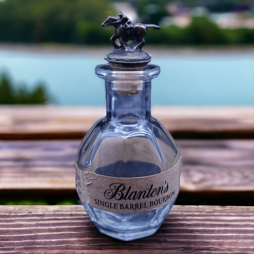 Blanton's Single Barrel Bourbon Whiskey Empty Bottle Mini 50 ml Stopper